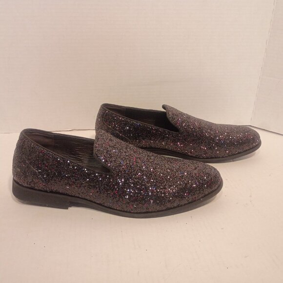 Brand New Frederico Leone Ltd. Men\'s Sz 11.5 Black Glitter Formal Slip-on Shoes main image 6
